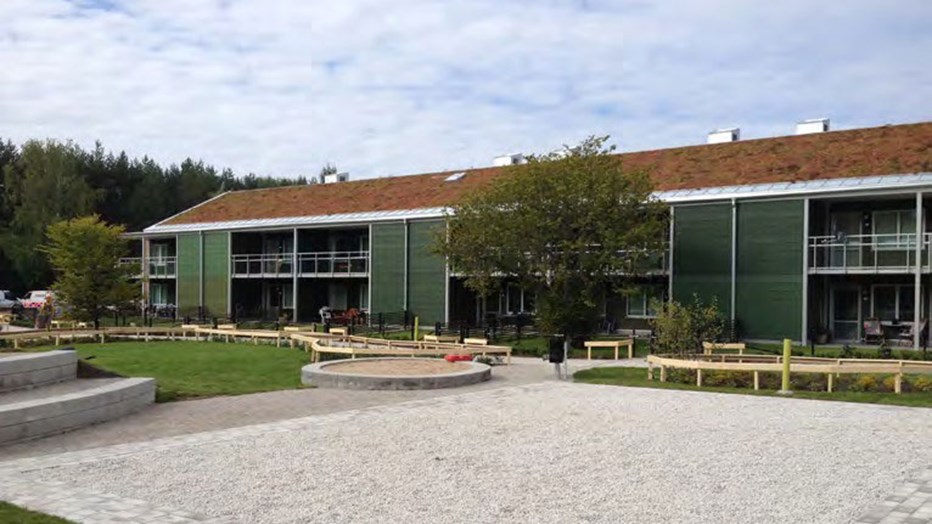 Common outdoor spaces were enhanced.